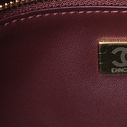 Chanel Suede Calfskin Small Souplissimo Maxi Flap Burgundy 7 of 11