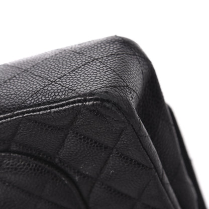 Chanel Caviar Quilted Medium Double Flap Black 6 of 9