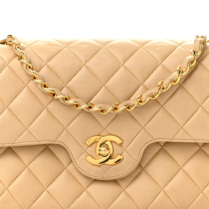 Chanel Lambskin Quilted Small Double Flap Beige 8 of 11