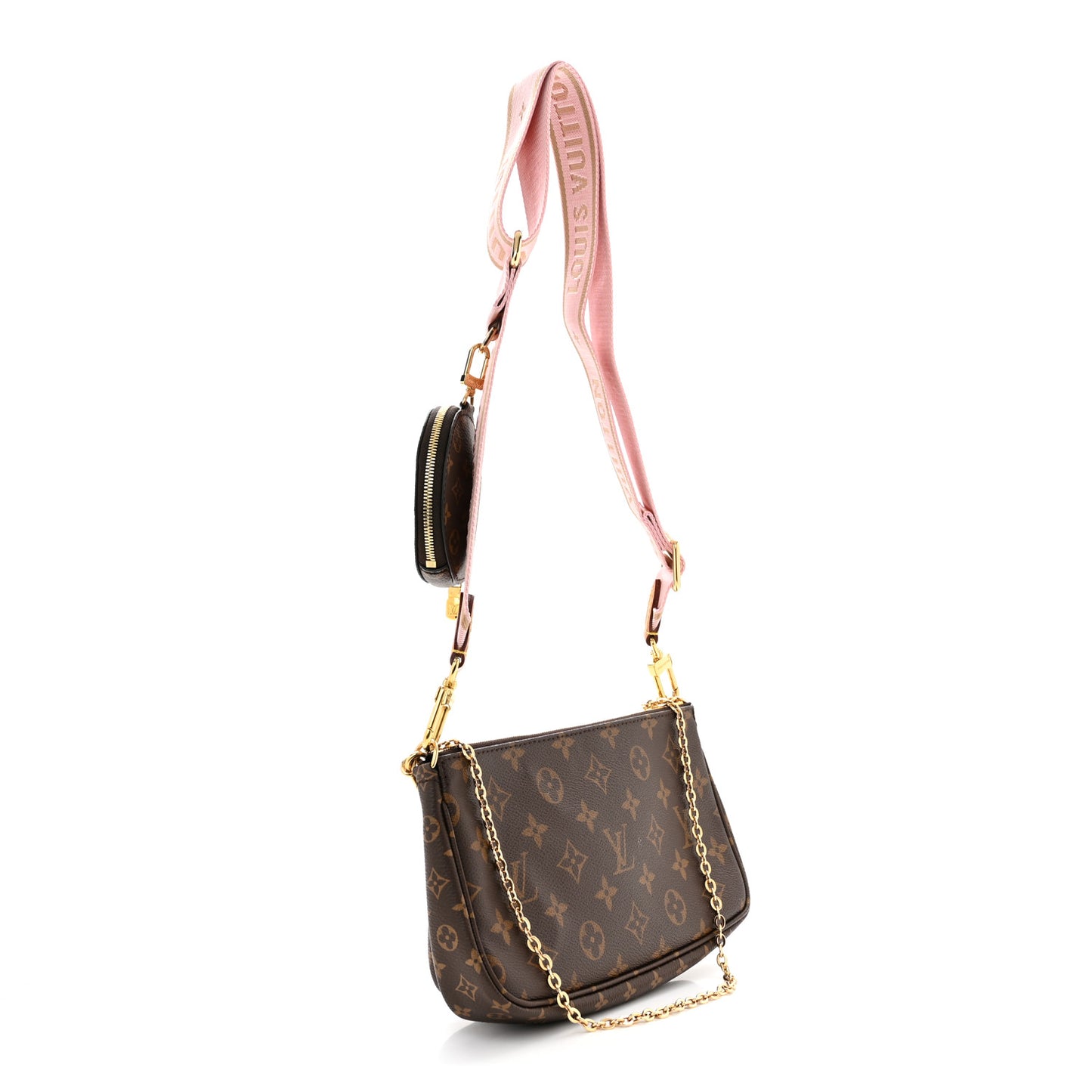 Monogram Multi Pochette Accessories Rose Clair