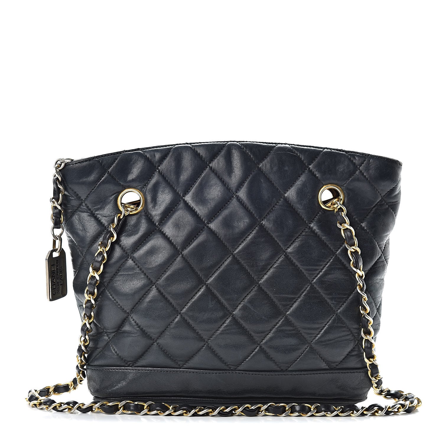 Chanel Lambskin Quilted Shoulder Bag Black 1 of 13