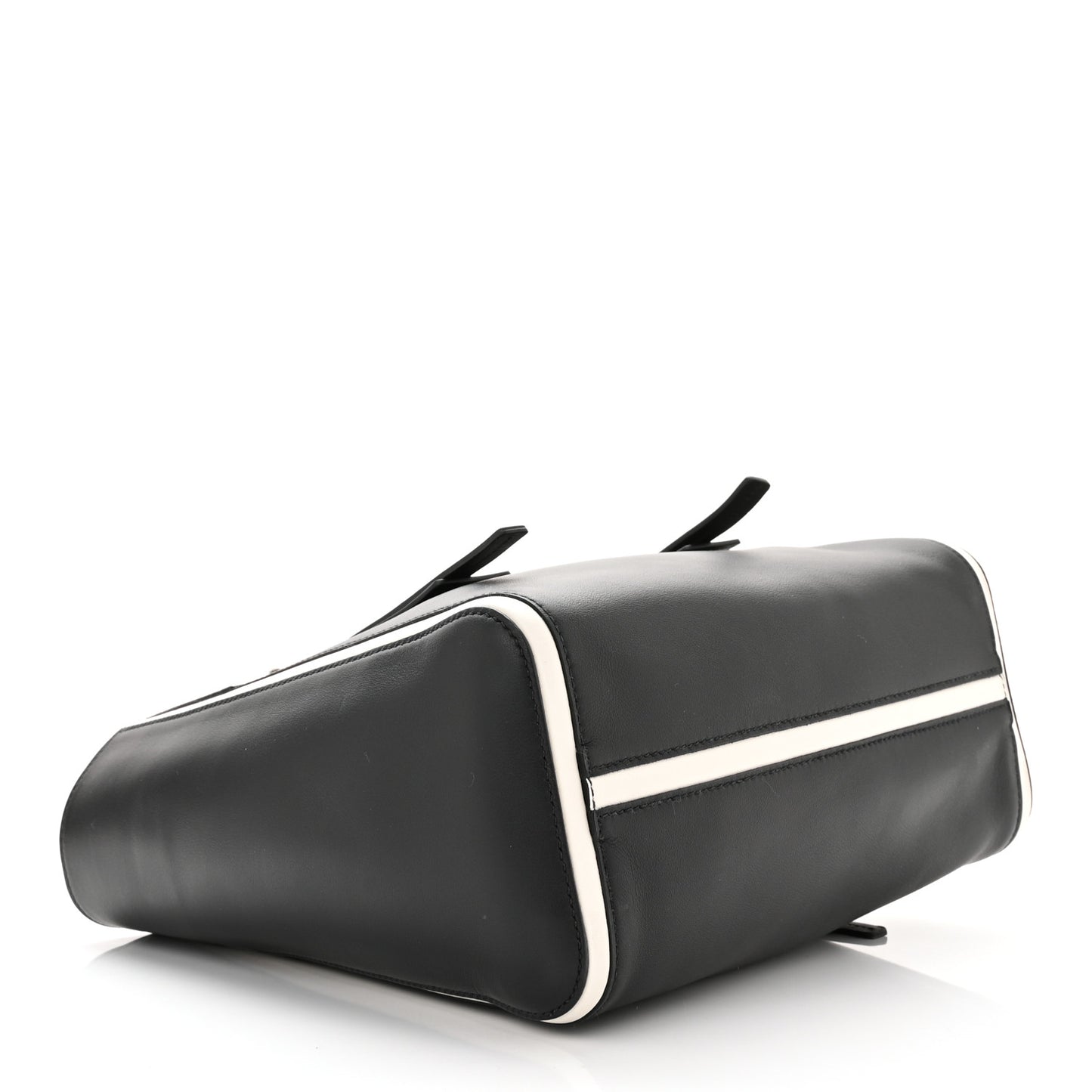 Grace Lux Light Small Ouverture Tote Black White