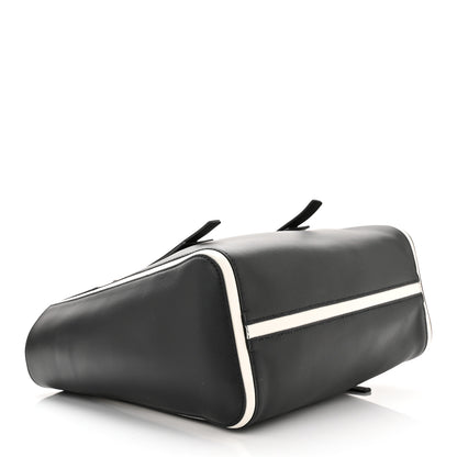 Prada Grace Lux Light Small Ouverture Tote Black White 4 of 9