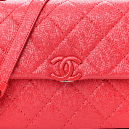 Chanel Caviar Quilted My Everything Flap Red 8 of 11