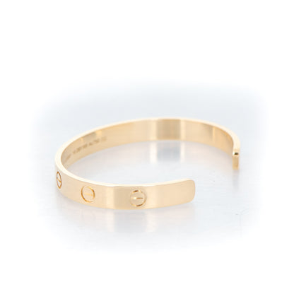 Cartier 18K Yellow Gold LOVE Cuff Bracelet 16 3 of 5