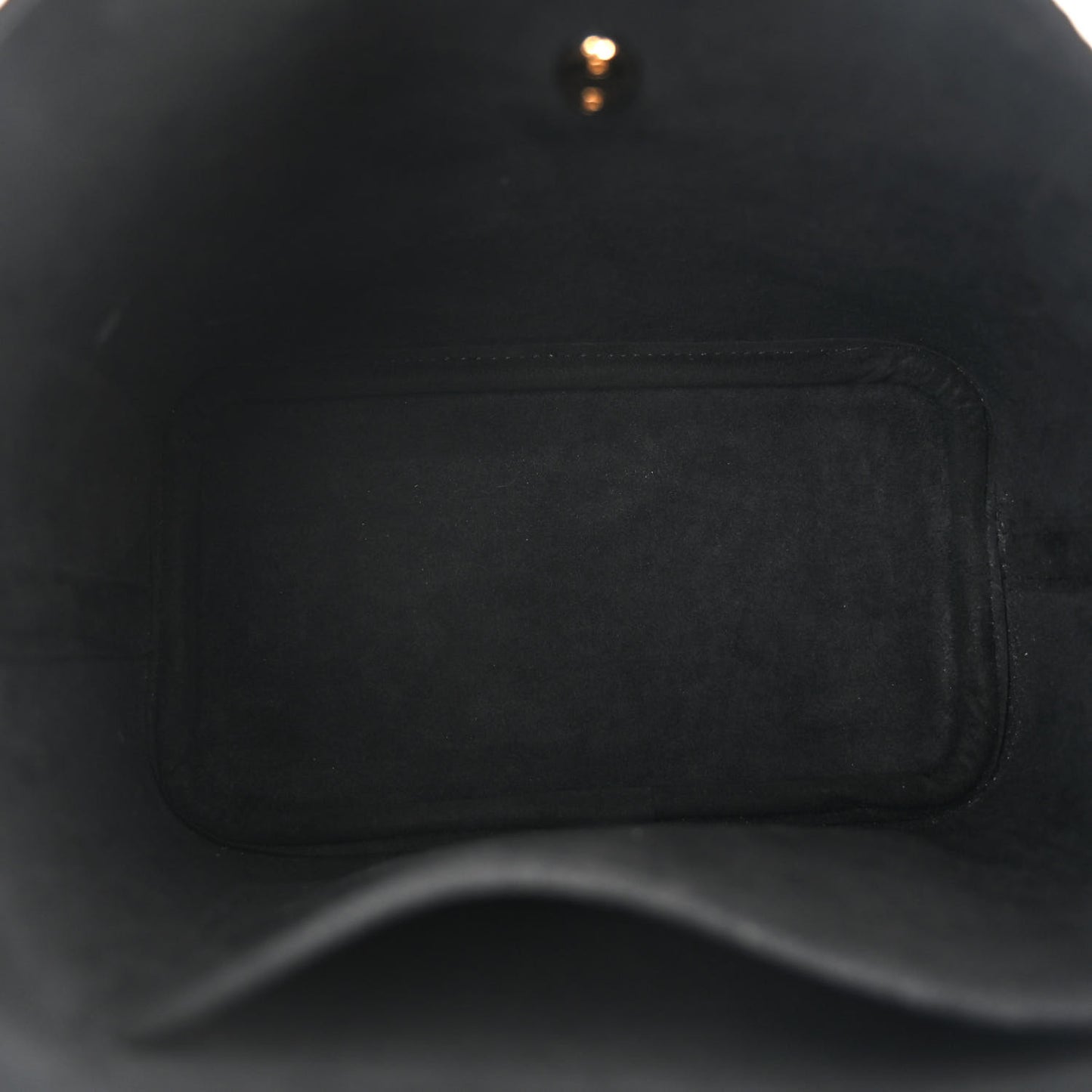 Calfskin Lock and Walk Bucket Black
