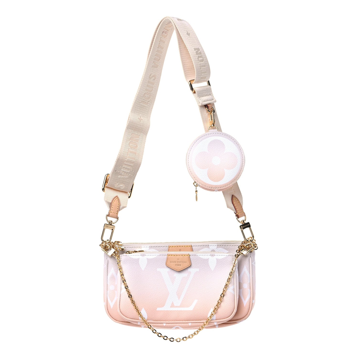 Louis Vuitton Monogram Giant By The Pool Multi Pochette Accessories Brume 1 of 13