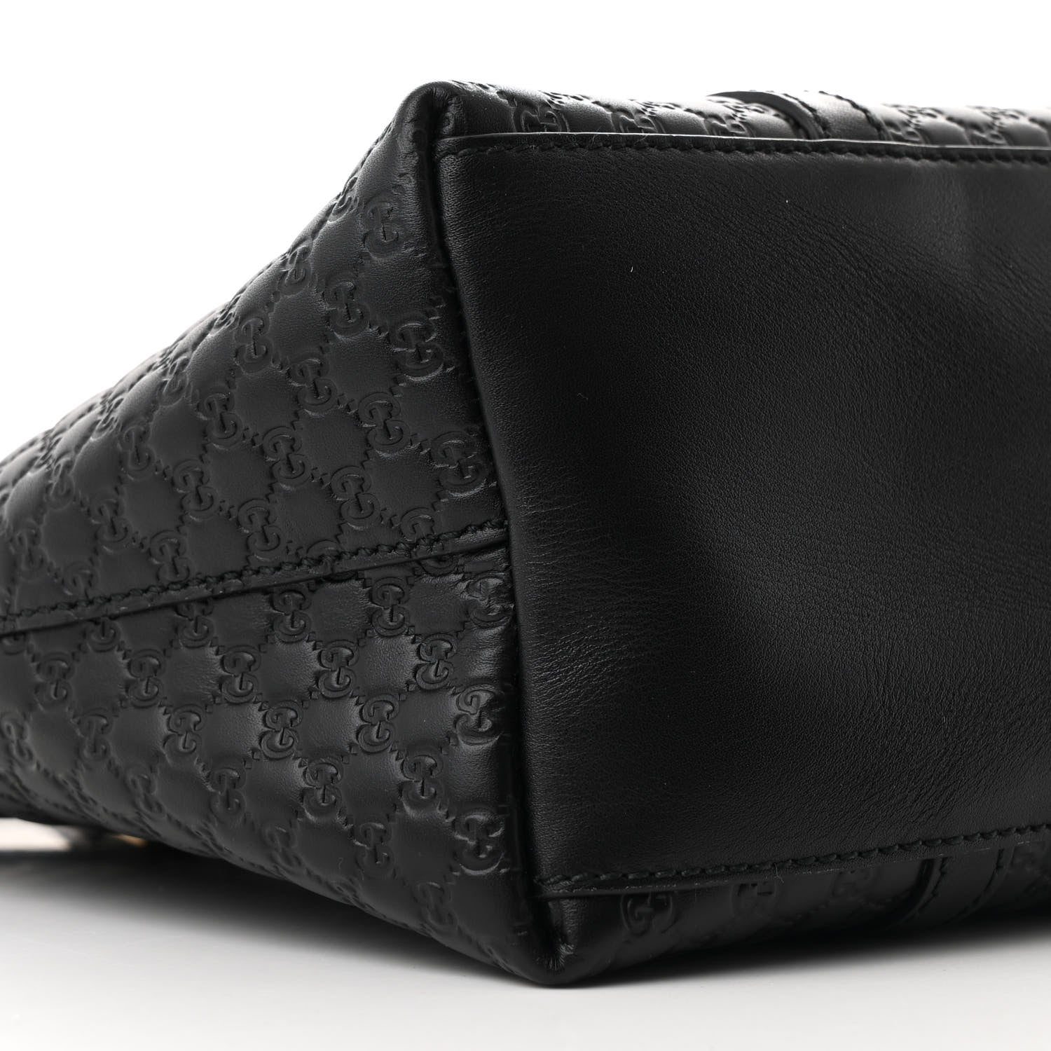 Gucci Soft Microguccissima Small Zippered Satchel Black 9 of 10