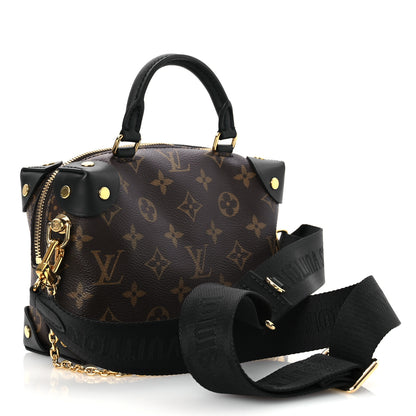 Louis Vuitton Monogram Petite Malle Souple Black 3 of 11