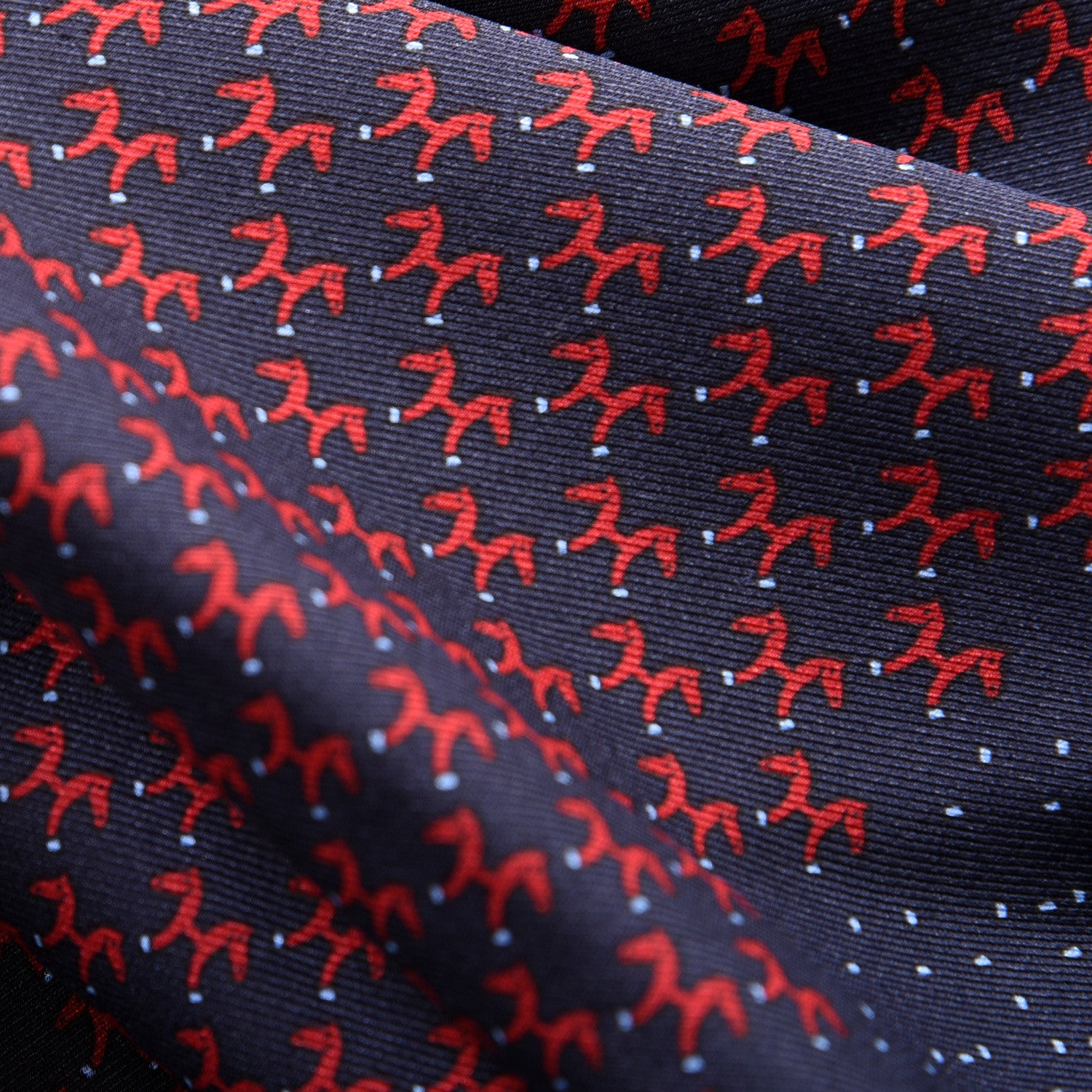 Hermes Silk Indian Horse Pocket Square 3 of 5