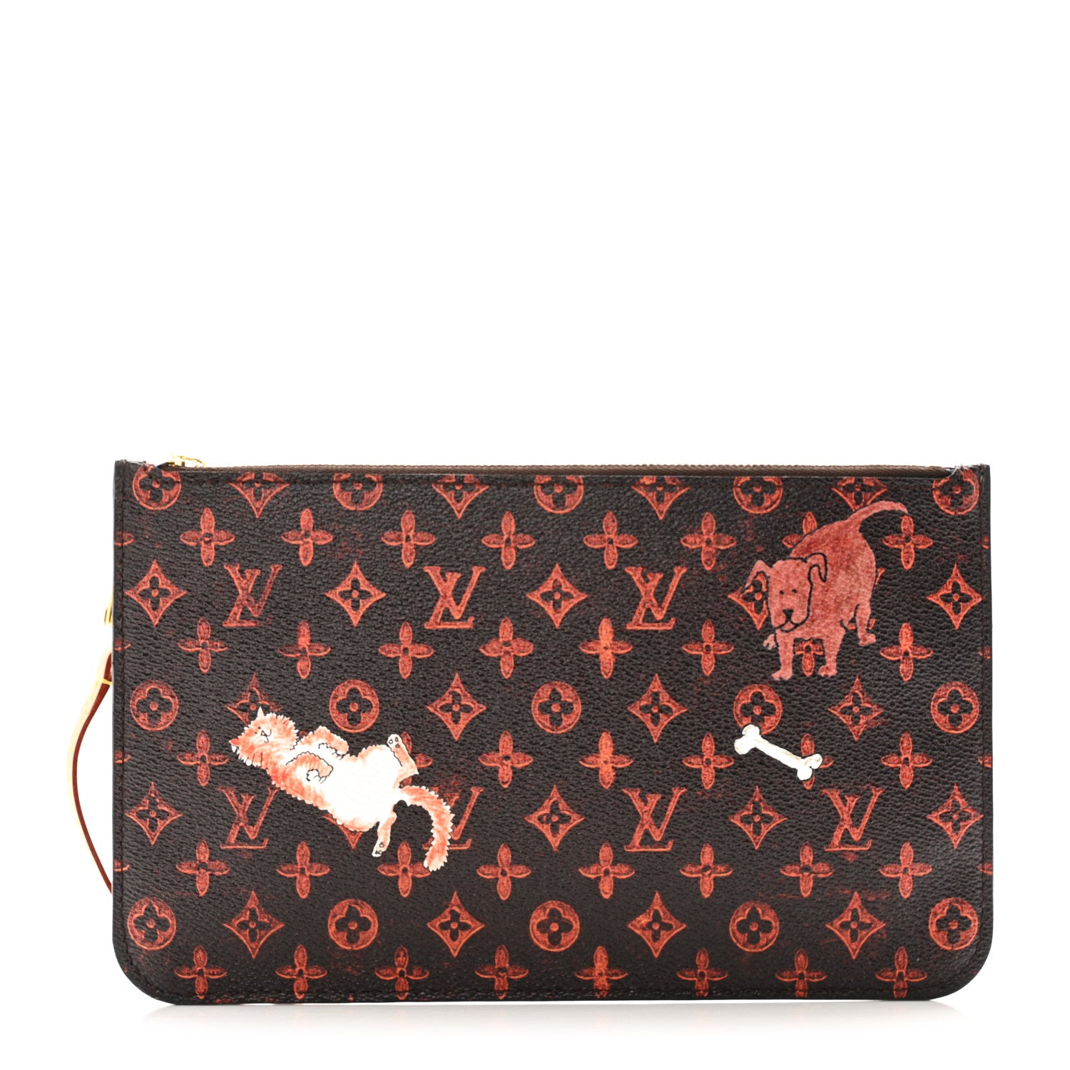 Louis Vuitton Catogram Neverfull MM GM Pochette Marron 1 of 7