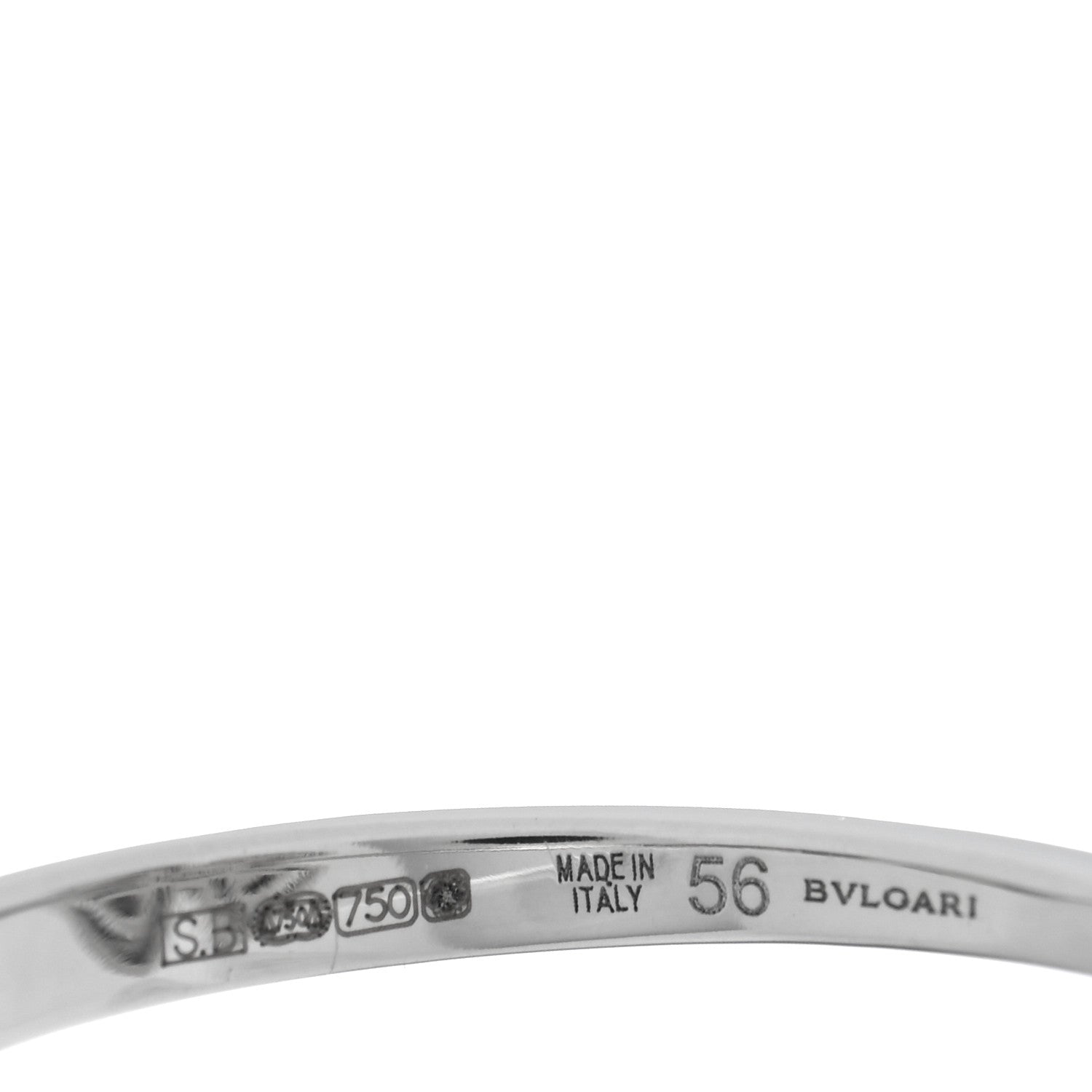 Bulgari 18K White Gold Diamond Fiorever Ring 56 7.5 4 of 5