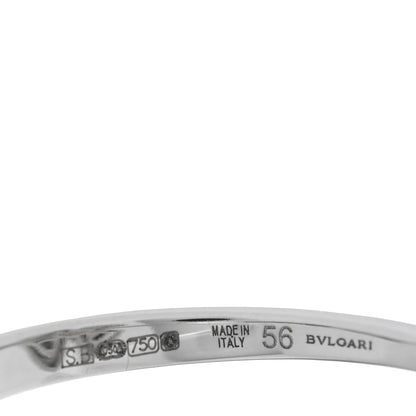 Bulgari 18K White Gold Diamond Fiorever Ring 56 7.5 4 of 5