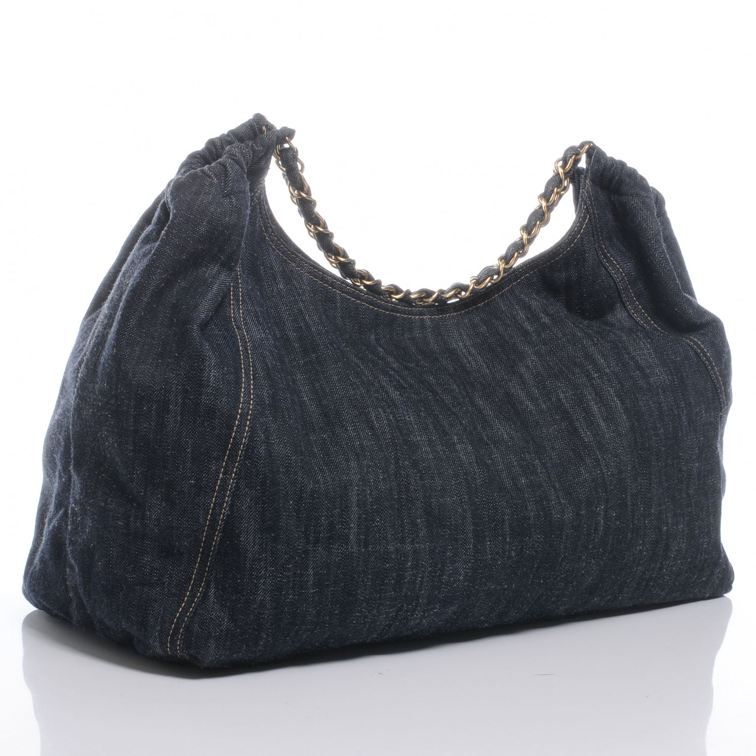Chanel Denim XL Coco Cabas Tote 3 of 6