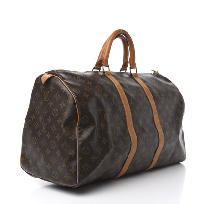 Louis Vuitton Monogram Keepall 50 2 of 14