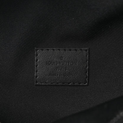 Louis Vuitton Calfskin Monogram Shadow Discovery Bumbag Black 6 of 9