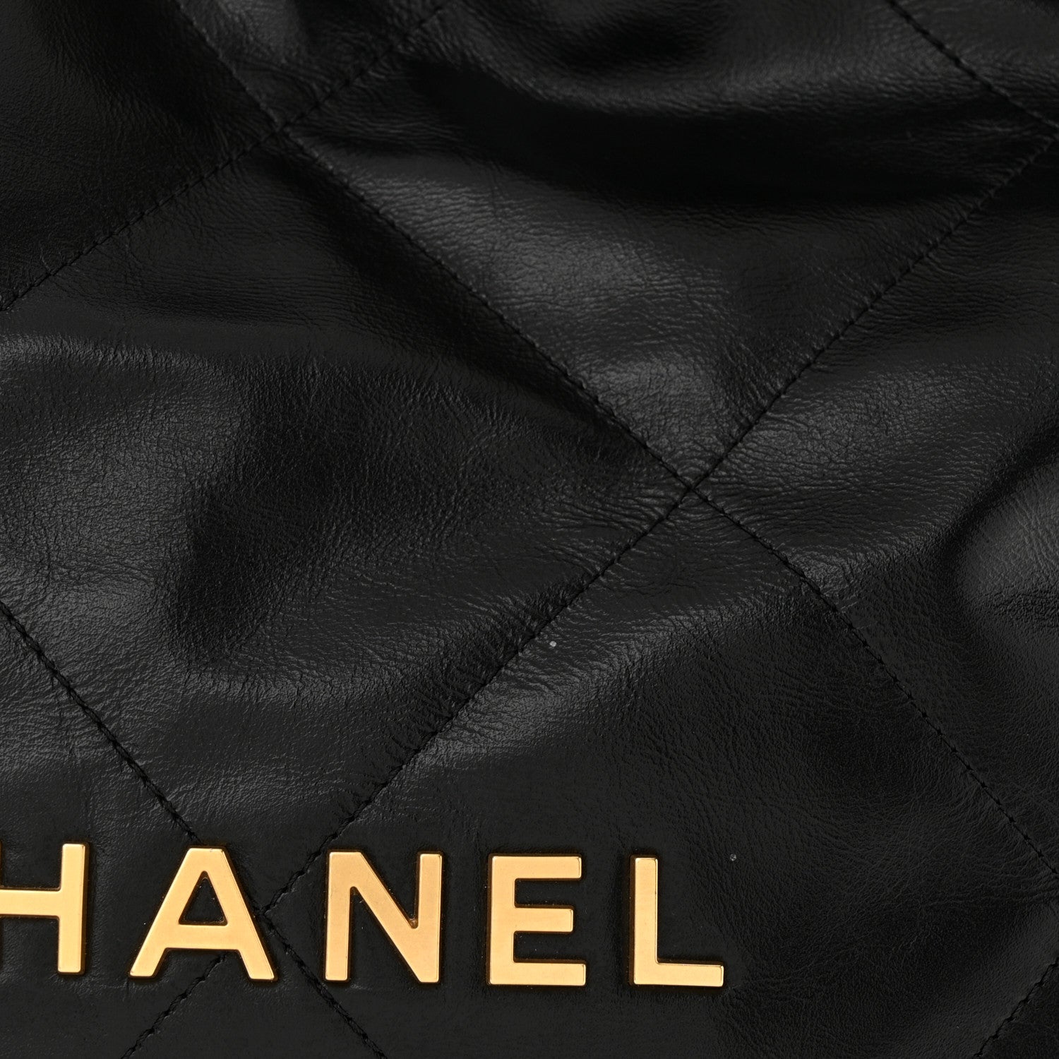 Chanel Shiny Calfskin Quilted Small Chanel 22 Black 12 of 13
