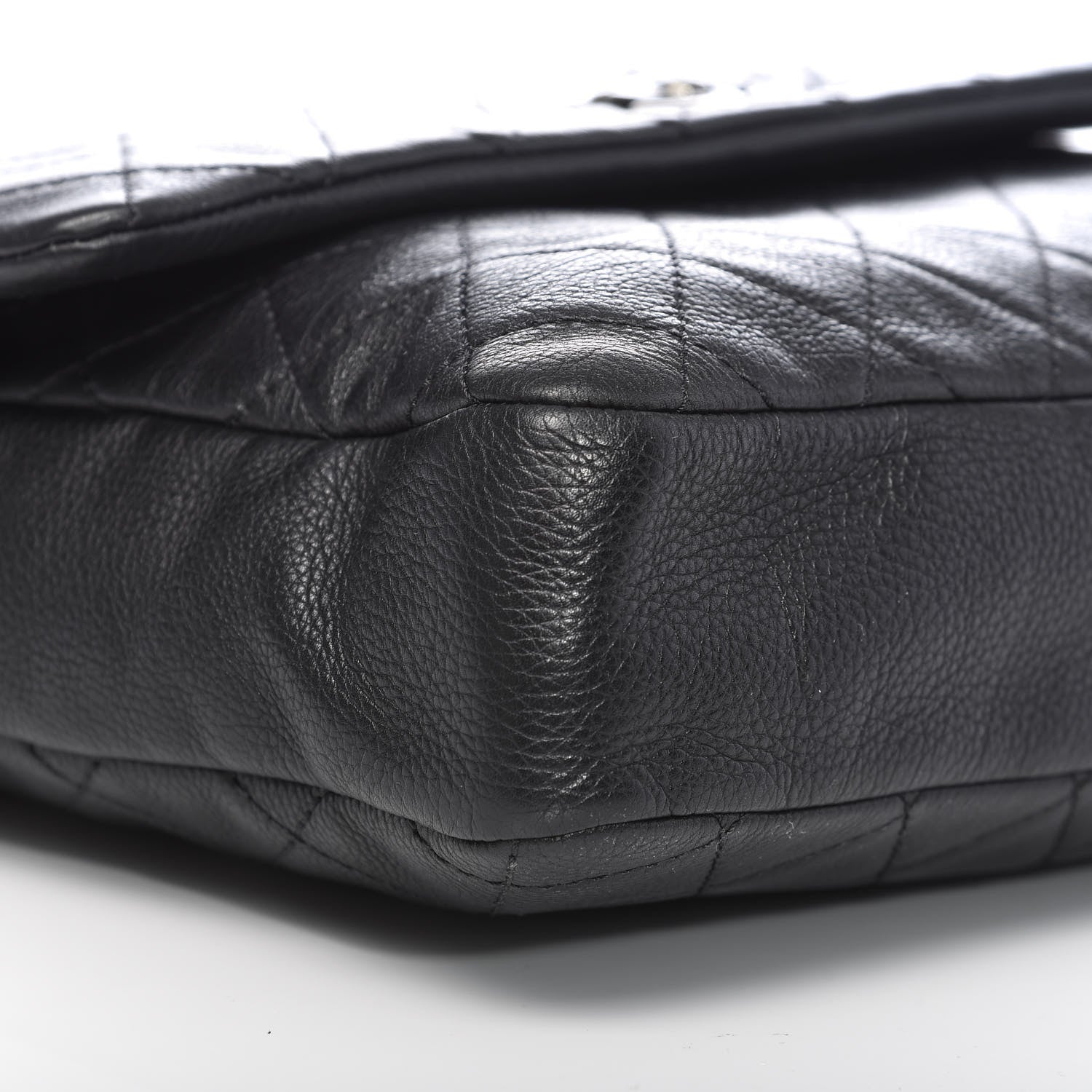 Chanel Calfskin Quilted Couture Messenger Black 9 of 11
