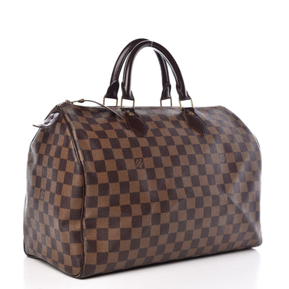 Louis Vuitton Damier Ebene Speedy 35 3 of 14