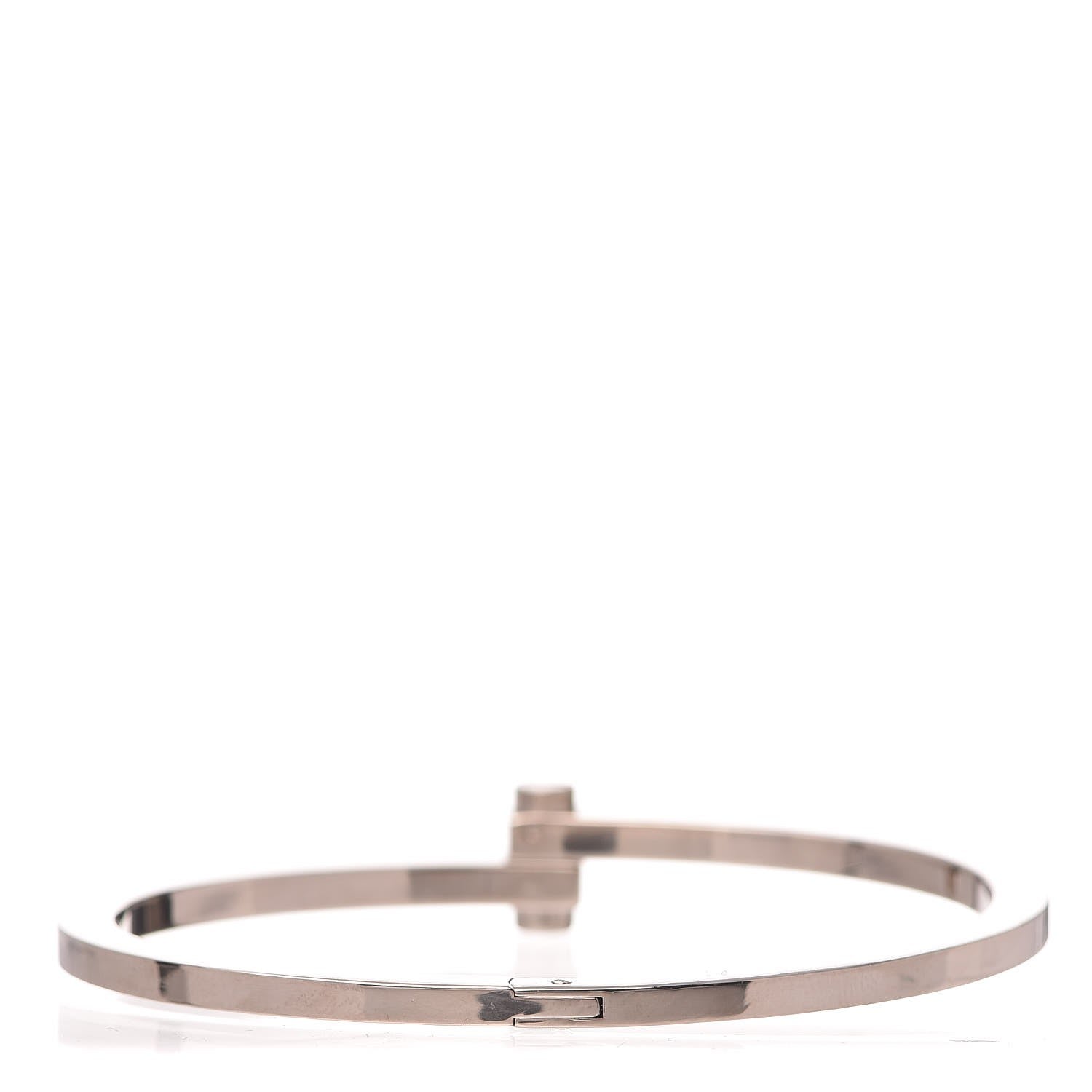 Cartier 18K White Gold Menotte Bracelet 60 7 of 8