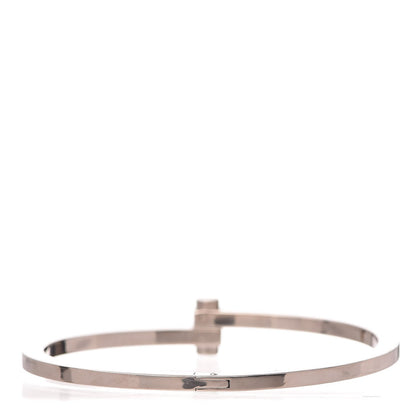 Cartier 18K White Gold Menotte Bracelet 60 7 of 8