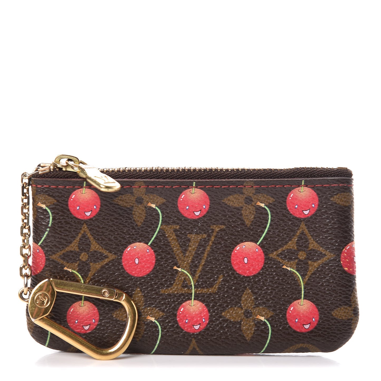 Monogram Cerises Key Pouch