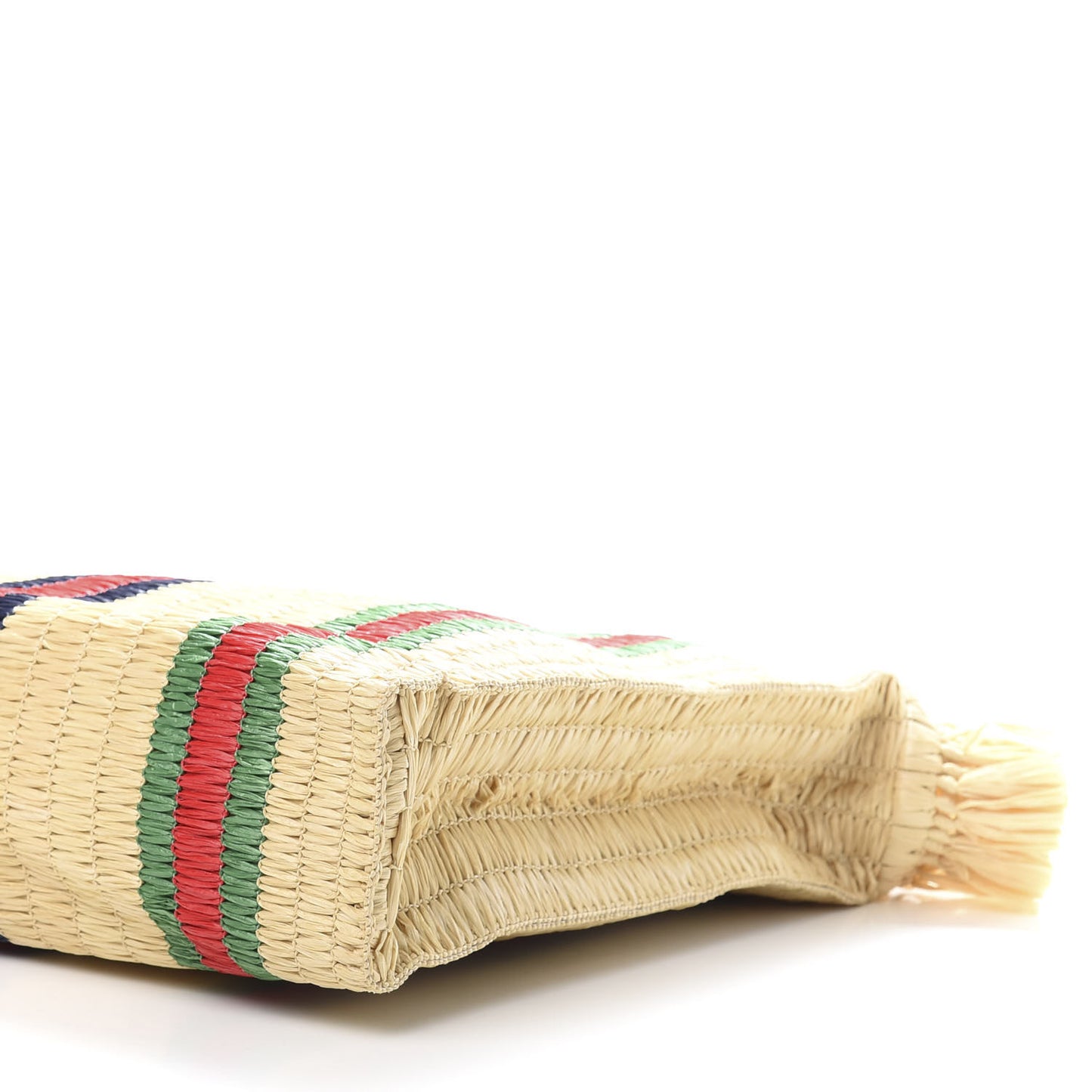 Raffia Linen Web Cestino Tote Bag