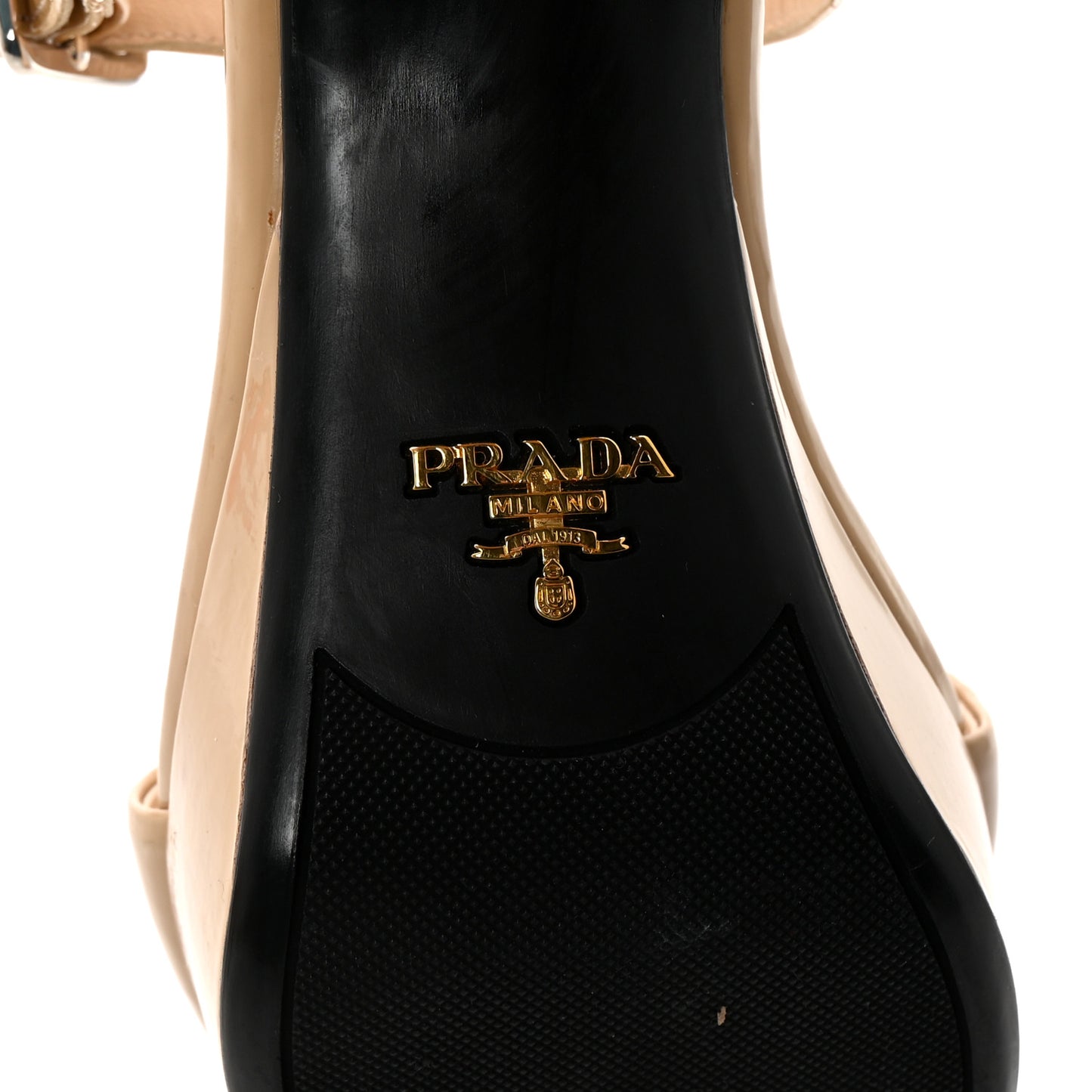 Patent Platform Sandals  36