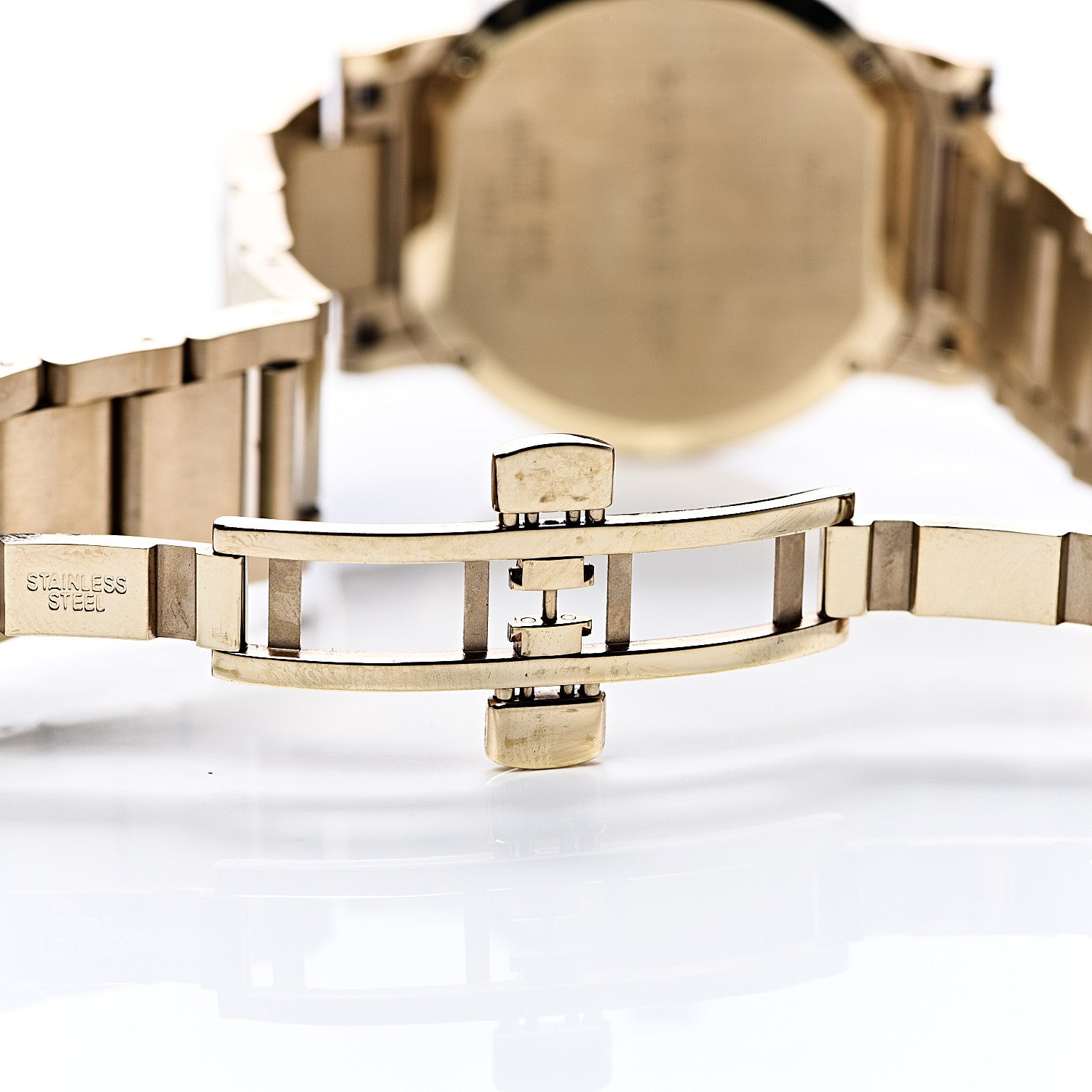 Burberry Stainless Steel 38mm The City Quartz Watch Champagne BU9038 6 of 9