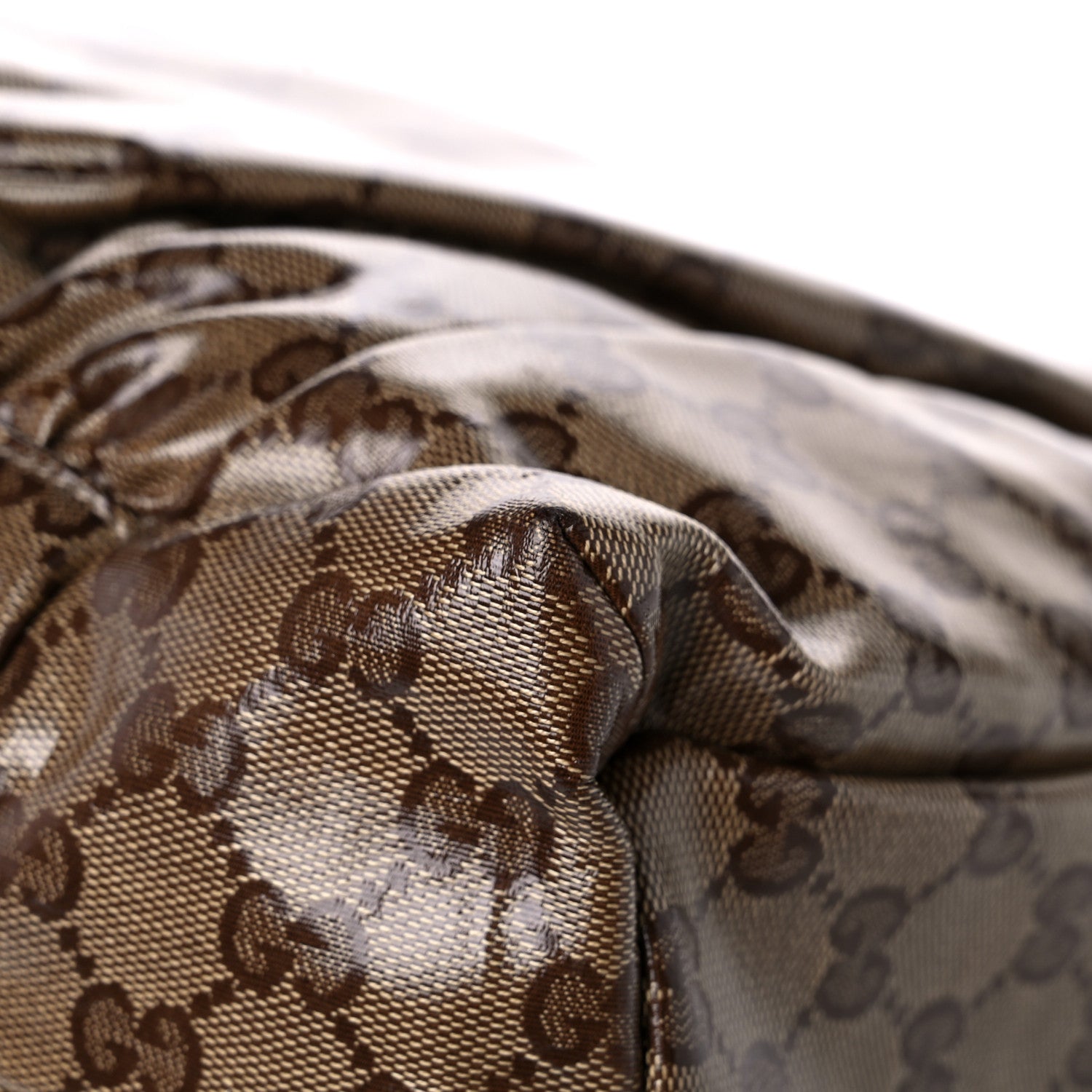 Gucci Crystal Monogram Medium Hysteria Tote Brown 12 of 14