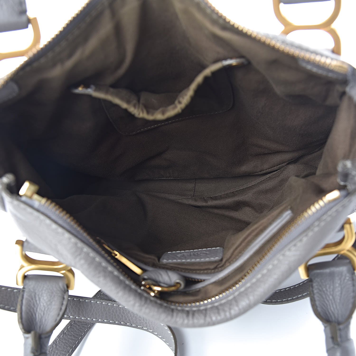 Chloe Calfskin Medium Marcie Satchel Cashmere Grey 5 of 13