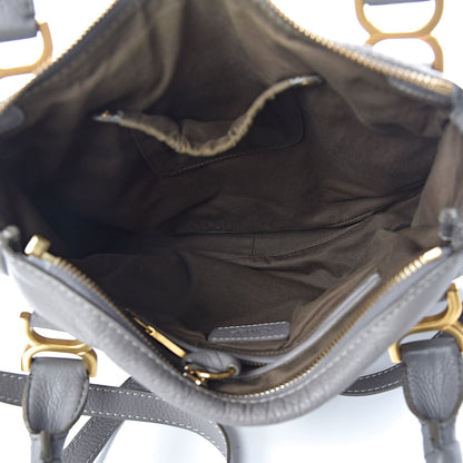 Chloe Calfskin Medium Marcie Satchel Cashmere Grey 5 of 13