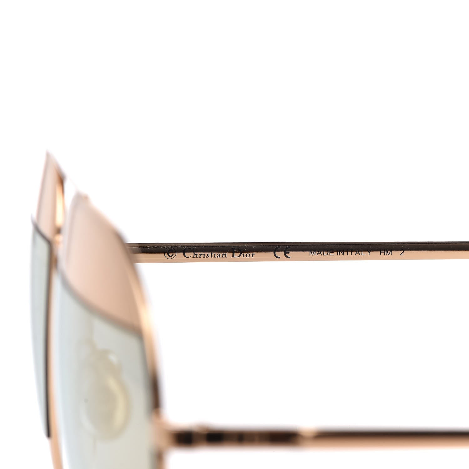Christian Dior Split 1 Aviator Sunglasses Rose Gold 5 of 8