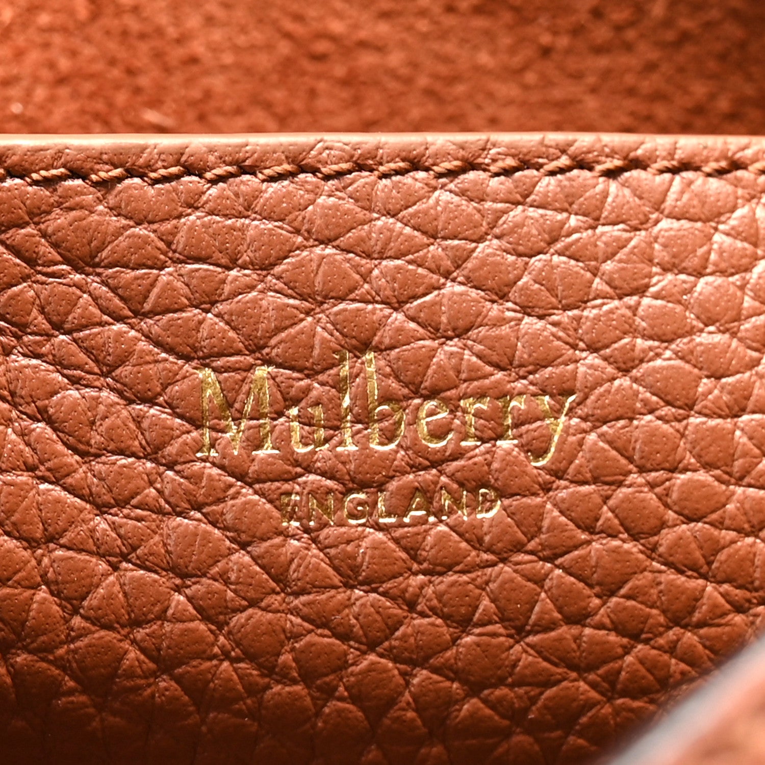Mulberry Heavy Grain Mini Alexa Chestnut 6 of 8
