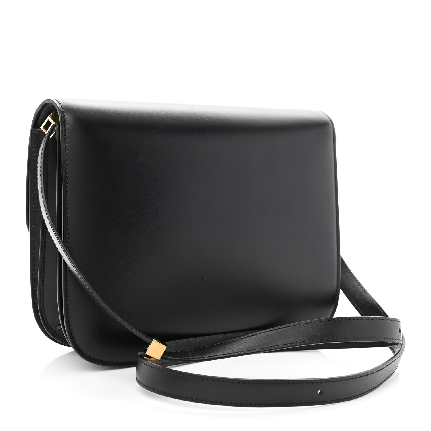Celine Box Calfskin Medium Classic Box Flap Bag Black 3 of 12