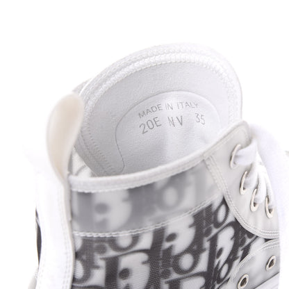 Christian Dior Technical Canvas Oblique B23 Sneaker 35 White Black 8 of 10