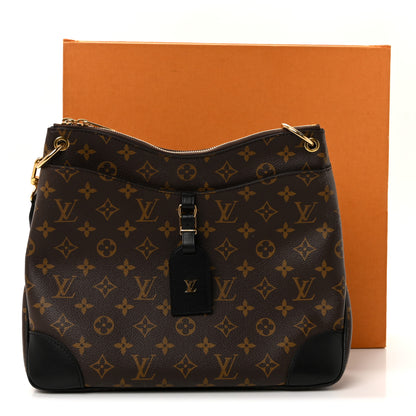 Louis Vuitton Monogram Odeon MM Black 9 of 9
