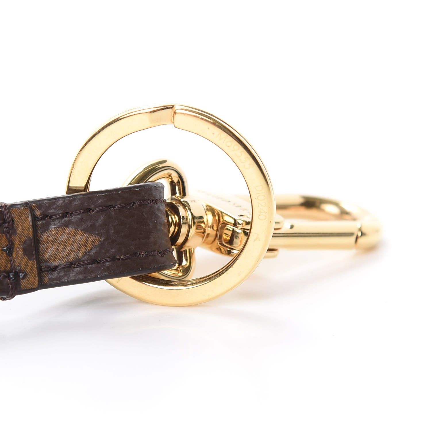 Louis Vuitton Monogram Dauphine Lanyard Key Holder 699415