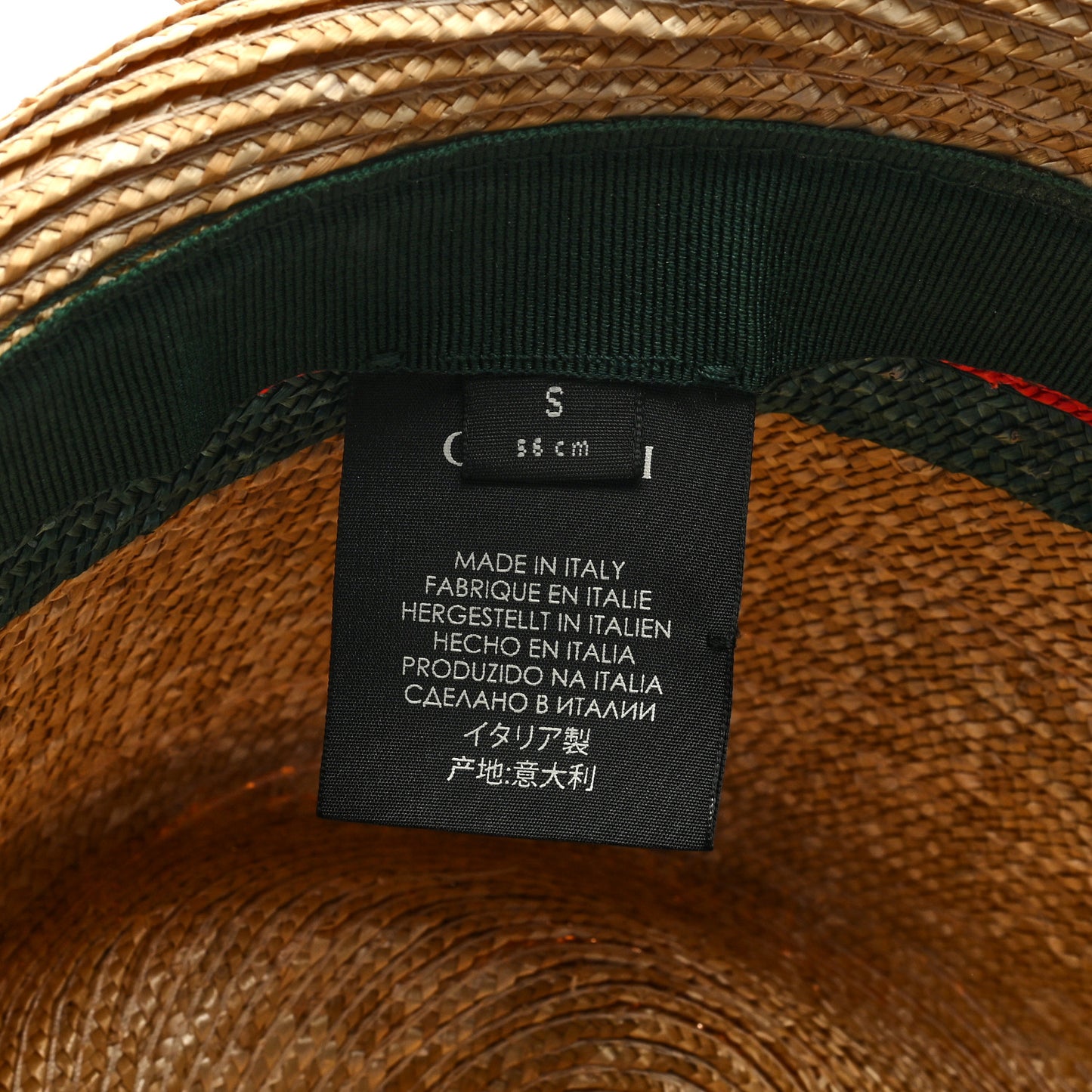 Abaca Straw Web Fedora Hat S