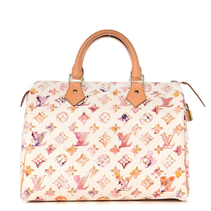 Louis Vuitton Watercolor Aquarelle Speedy 30 White 1 of 10