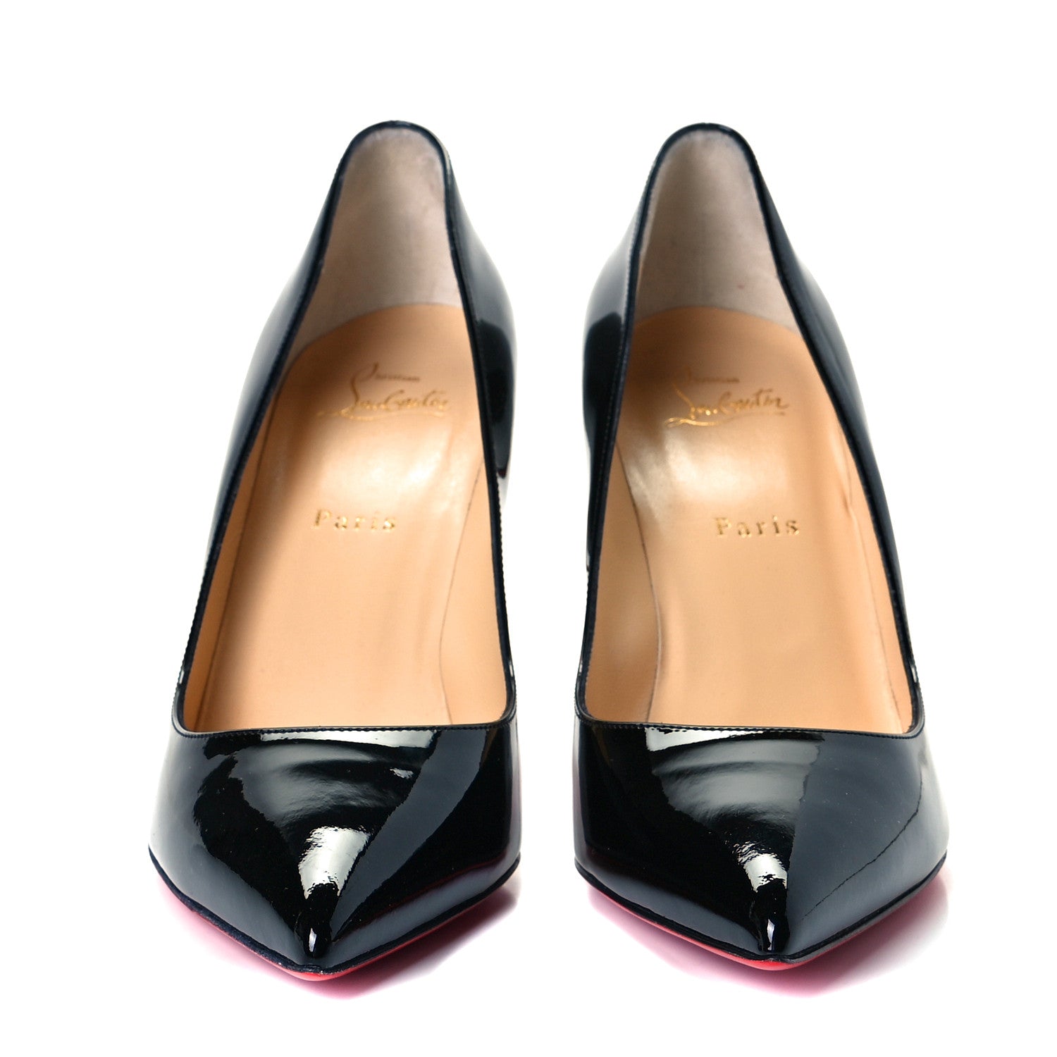 Christian Louboutin Patent Pigalle Follies 85 Pumps 41 Black 3 of 9