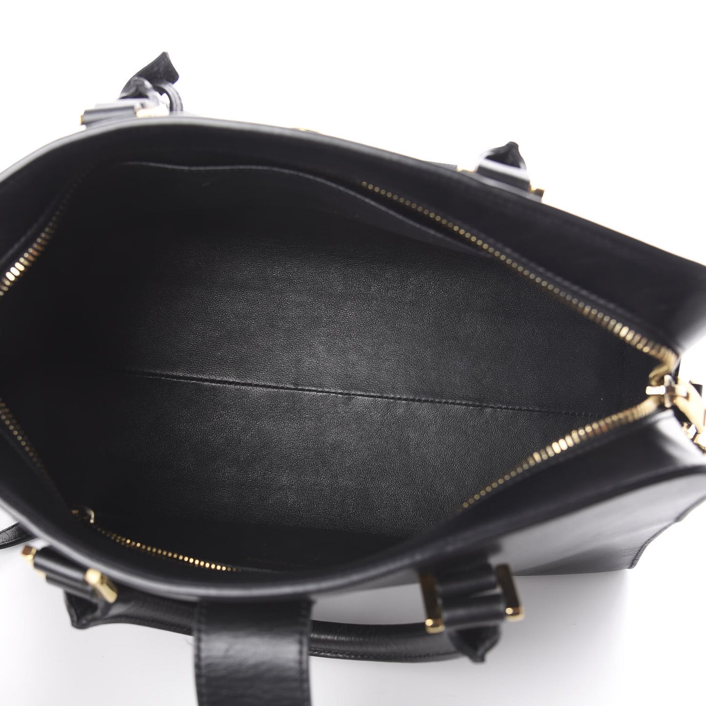 Smooth Calfskin Small Monogram Cabas Black
