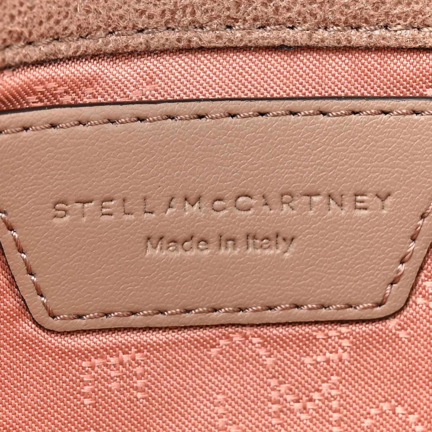 Stella McCartney Shaggy Deer Mini Falabella Crossbody Bag Beige 6 of 9