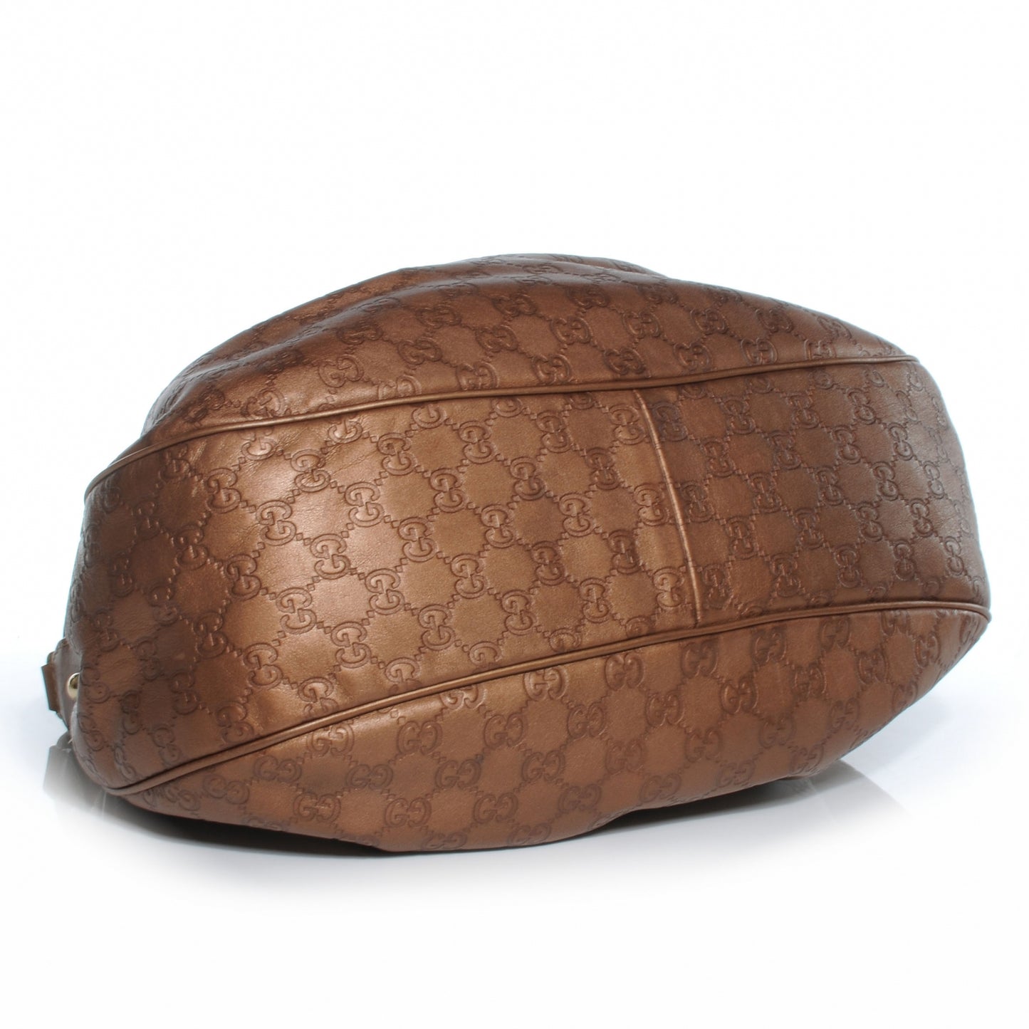 Guccissima Medium Sukey Hobo Bronze