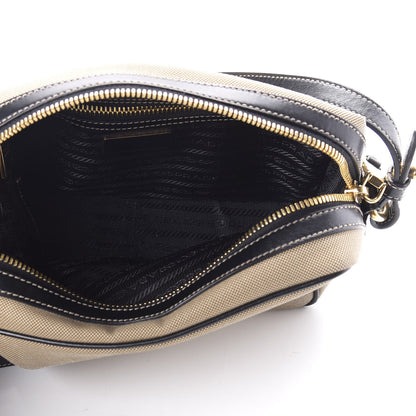 Prada Jacquard Logo Camera Bag Corda Bruciato 5 of 9