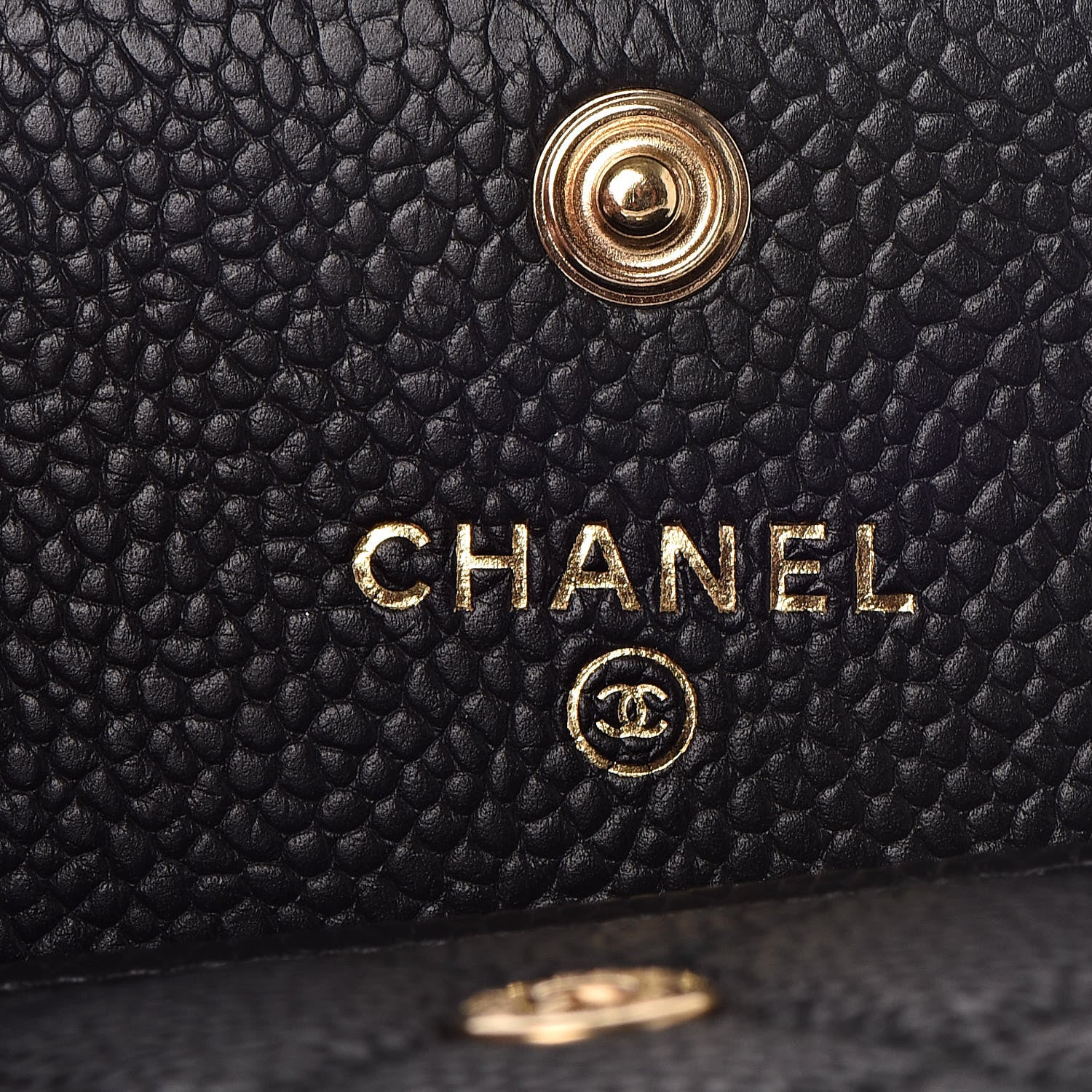 Chanel Caviar Quilted Boy Flap Card Holder Black 5 of 8