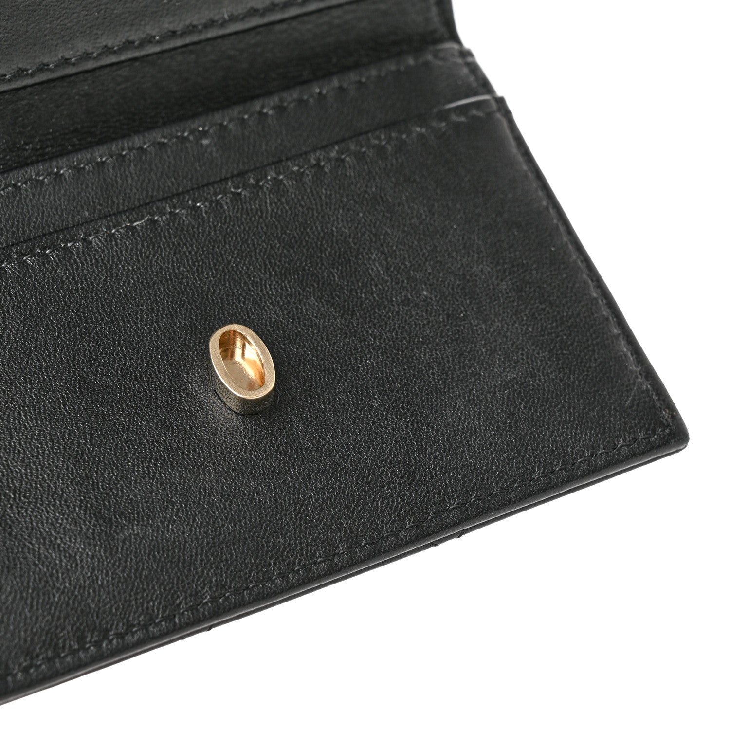 Chanel Lambskin Quilted Flap Card Holder Black 6 of 10
