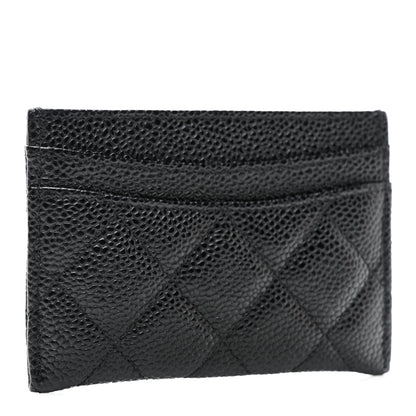 Chanel Caviar Quilted Card Holder Black 3 of 8