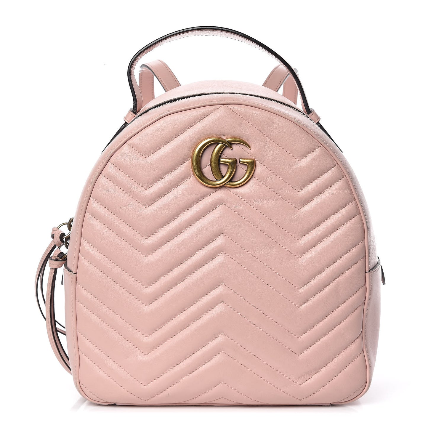 Calfskin Matelasse GG Marmont Dome Backpack Perfect Pink