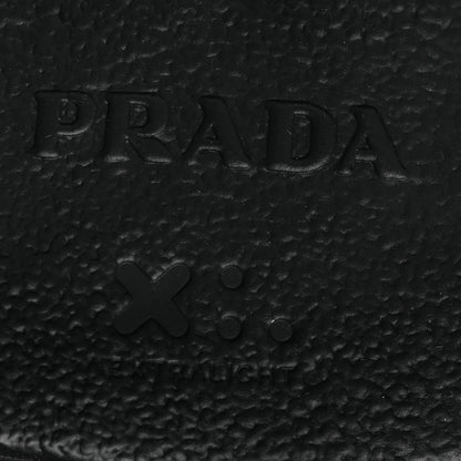 Prada Foam Rubber Triangle Logo Monolith 55mm Cage Sandals 36 Black 8 of 15